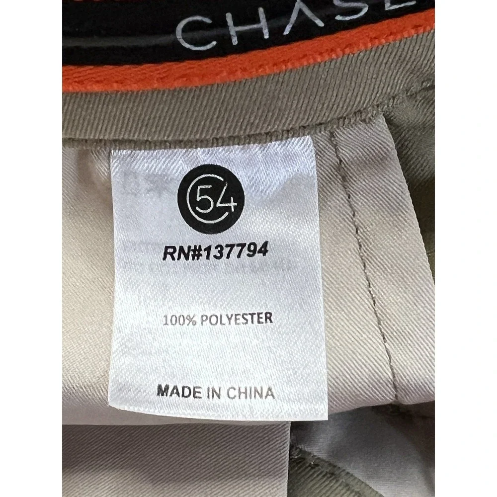Chase 54 Men's Pioneer Pants Khaki Size 32x32 Dryfuze Wicking Golf Relaxed‎ NWT